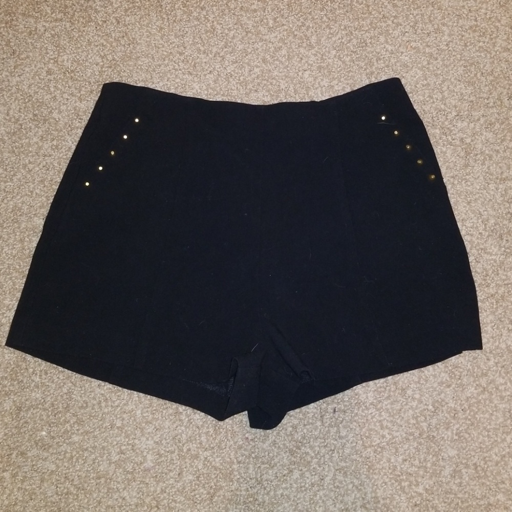 High waist dress shorts